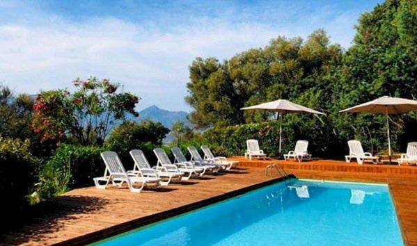 Belle Location Sur Lumio Avec Vue Remarquable Et Jardin Villa Bagian luar foto