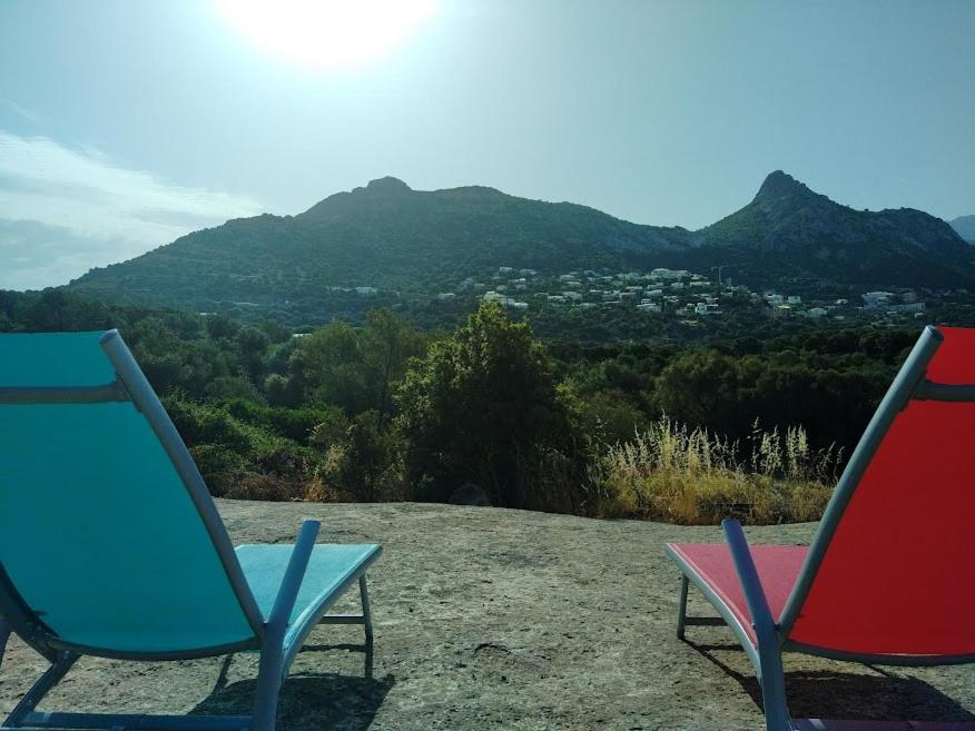 Belle Location Sur Lumio Avec Vue Remarquable Et Jardin Villa Bagian luar foto